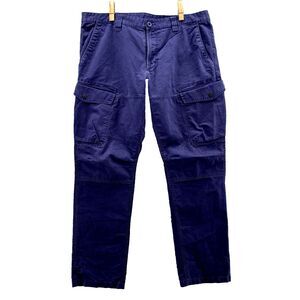 Armani Exchange Cargo Pants Men's 38x31* Blue Tactical Skater Streetwear Utility